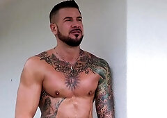 DylanLucas.com - Nailing & tattooed caucasian brunette