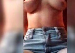 Titty Play In Jeans N Top