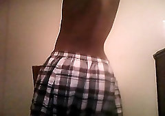 Nasty Guy Teasing On Home Cam