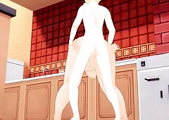 comics homo bangs older transsexual in the kitchen [cg comics uncensored]