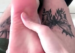 Black Amateur Explore Hot Foot Fetish