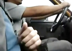 Bigcockflasher - Flashing the taxi driver 6