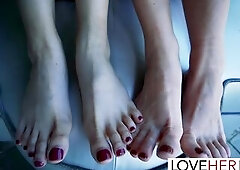 JOI Foot Tease With Katrina Colt and Alexia Anders