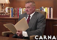 CARNAL PLUS - MasonicBoys DILF aged Matthew Figata licks asshole and pounds twunk apprentice