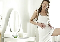 Kali here is such a gem. Watch how tall and delightfully slender and mysterious this babe's? That babe`s like a forest nymph, luring u into a gar