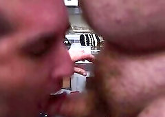 Caught pawnshop thief assfucked by brokers