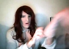 Playmate's Night Pt3! I put on my silicone female glove hands during the time that i'm in my female masks!