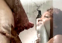 Pleased Ebony Gal Drinks Piddle