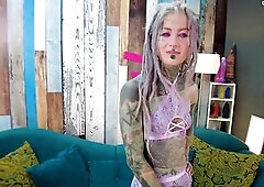 Seductive Punk Pornstar Interview Turns Into Carnal & Intensive Screw Session