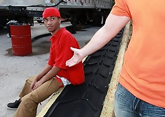 Young Elder Zachary butt-blasted in a very dark room