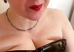 User Request: Masturbating in Latex, Cum Eating, Sex tool, Sex toy, Magic Wand, High Heel Boots, High Heel Sandals, Anal Sex tool, Latex Gloves, Latex