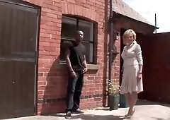 TROPHY WIFE AND BLACK TOSSER WITH ERECTION PROBLEMS