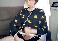 Cute Boy Jerks Off On Webcam For Money With Gay Boy