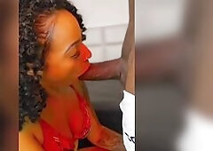 Gifted ebony man banging my throat and my vagina - Reh Princess - Jefão