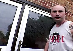 British skanky housewife gets photographed and fucked into ass