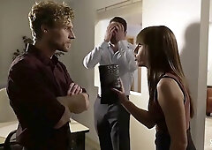 Hot woman, Ana Foxxx is having casual sex with her boss, and enjoying it a lot