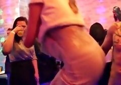 Real euro skanks covered in cum at sexparty