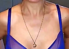 Beautiful brunette with big boobs jerk off instrucions