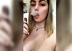 I wonder how many smoke fans there're here? #fyp #fetish #hot #blond #throat #gloryhole #fake #sloppyseconds #mother i'd like to fuck #recen