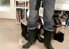 nlboots - jeans and rubber boots size 44