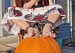 Part 2: Hot babes' feet restrained in bondage for their lover's pleasure!