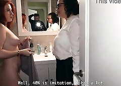 Fiery Crystal White in a Scene After Anal Casting! Hard Public 3some Banging in the Shower! Part two