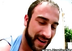 Black hustler deepthroats white dicks