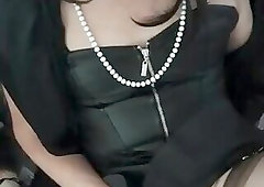 Candice in black vinyle