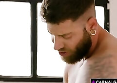 Rico Vega Eagerly Fucked Bastian Karim's Thick Uncut Cock