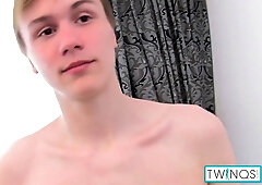 Lia M In Horny Twink Covers His Belly With Warm Sticky Man Milk!