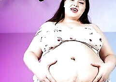 This big beautiful woman scene features POV, abdomen slapping, jerk-off instructions, jiggle, and stretchmarks (starring Sydney Screams). Sydney knows