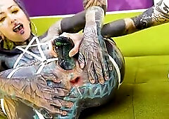 Inked Alt Teens Destroy Each Other with Massive Crazy Toys