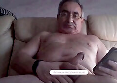 spanish grandpa wanking hard 8