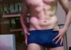 Hot dance, male striptease, sexy dance