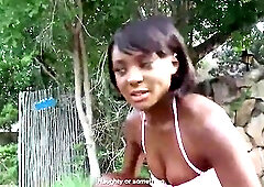 I undressed this sinless BLACK cutie… that babe acted shy but begged for ANAL