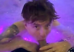 Romantic Night in the Hot Tub Turns Into Passionate Sex
