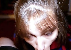 Tit fucked busty brunette blowjob babe sexy pov action