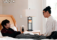 Hot MILF Dana Vespoli tries to finish Ricky Spanish