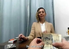 Convincing the girl in the coffee shop to have sex in the bathroom for money