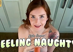Katie Cooper Demands U Wank Hard During Her Smutty Blow job