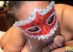 Head Trauma Mardi Gras Mask