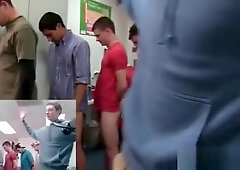 Fresh students 18+ playing gay sex games to be in fraternity