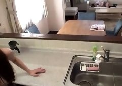 Alluring Oriental teen braces herself for an intense fucking