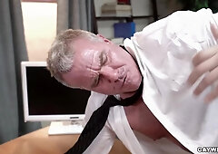 GAYWIRE - Dale Savage Makes An Suggest To His Worker Jacob Peterson To Join The Joy & Pounds His Caboose