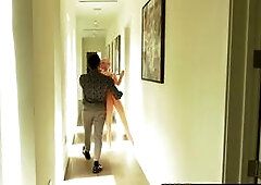 Sex doll became a real horny big cock shemale Aubrey Kate and surprised perverted guy and he liked her tight ass Big cock guy wanted some action She g