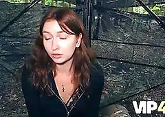 Vip4k. a teenie red-haired babe cheats on her boyfriend in front of him