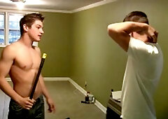 Str8togay.com - Johnny Rapid have fun with twink boy Aj Monroe