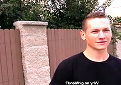 CzechHunter.com - Sweet amateur handjob outdoors