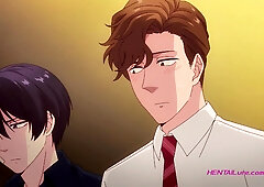 Superior fellow plows paramour in rear end & showers his open taut bum ⋄ Assfucker Anime