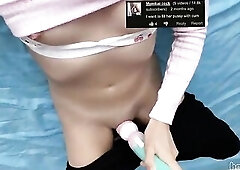 SLIM SWEETHEART MASTURBATING LUSTFUL VAGINA WITH TOY AND SQUIRTING CLOSEUP